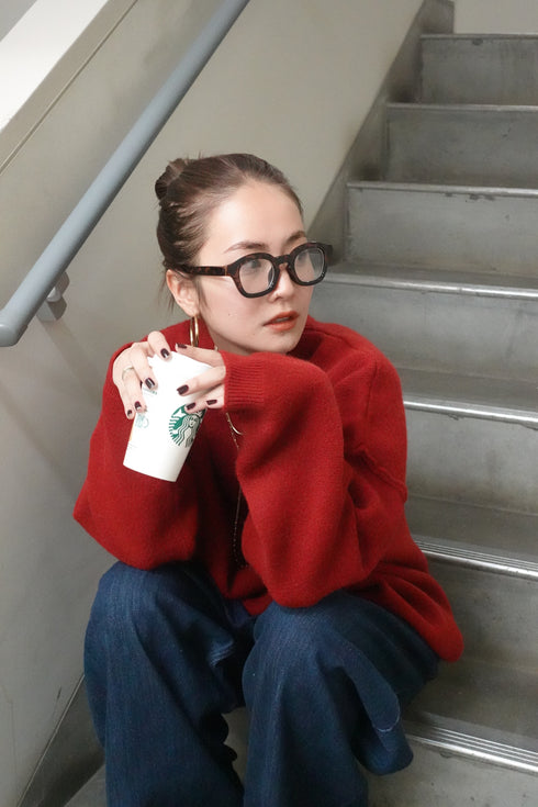 ベーシックルーズニット